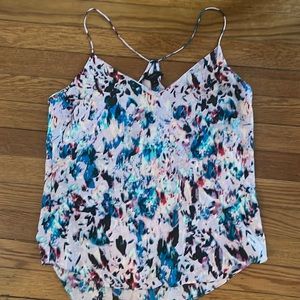 Jcrew multi color silk cami